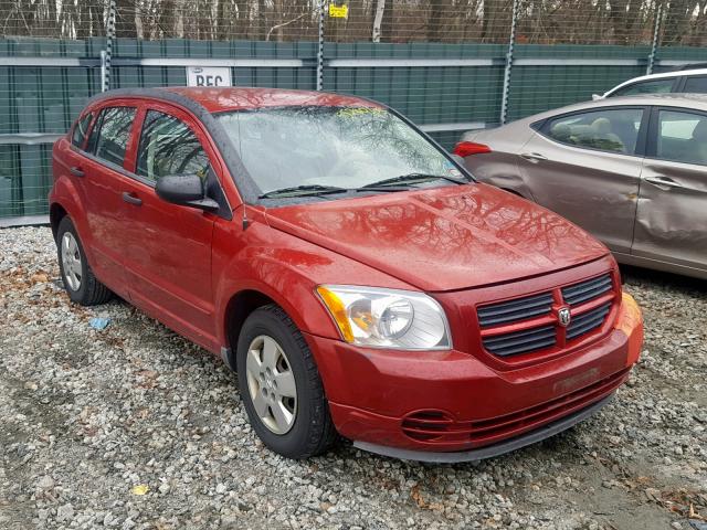 1B3HB28B18D630307 - 2008 DODGE CALIBER RED photo 1