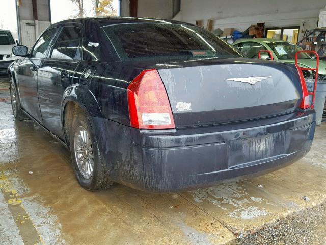 2C3KA43R87H822305 - 2007 CHRYSLER 300 BLACK photo 3