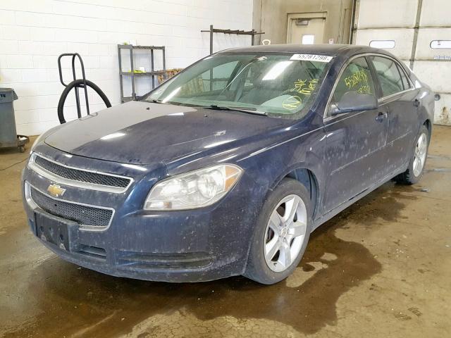 1G1ZB5EB0A4127083 - 2010 CHEVROLET MALIBU LS ლურჯი ფოტო 2