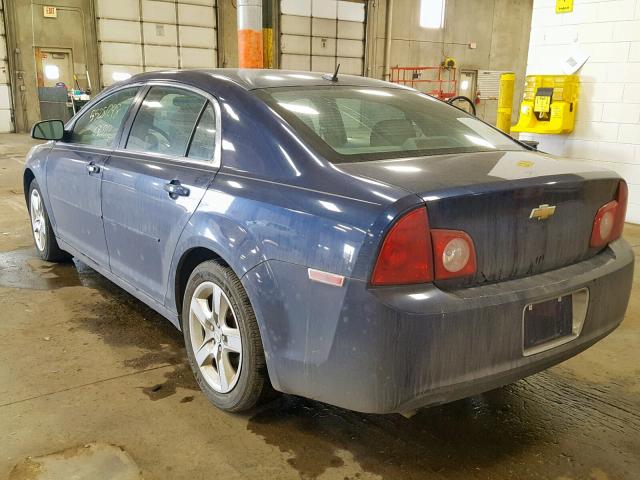 1G1ZB5EB0A4127083 - 2010 CHEVROLET MALIBU LS ლურჯი ფოტო 3