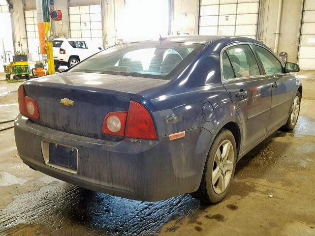 1G1ZB5EB0A4127083 - 2010 CHEVROLET MALIBU LS ლურჯი ფოტო 4