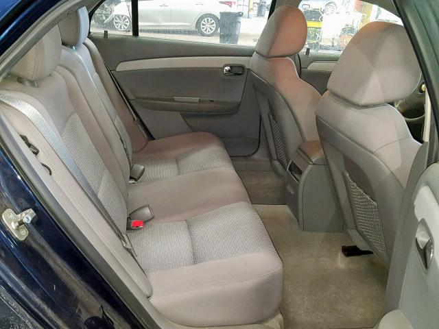 1G1ZB5EB0A4127083 - 2010 CHEVROLET MALIBU LS ლურჯი ფოტო 6