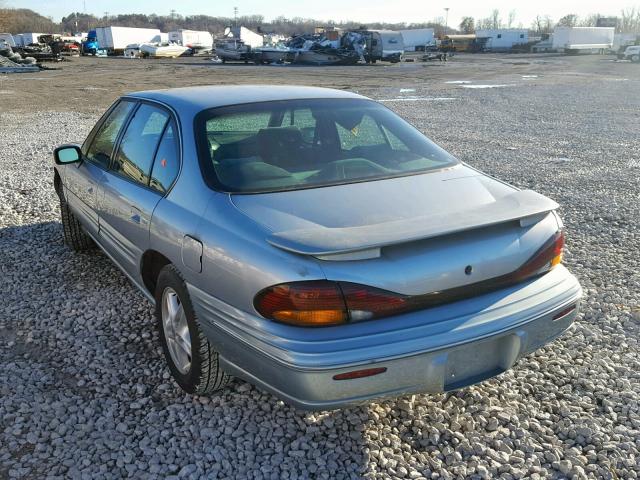 1G2HX52KXVH223590 - 1997 PONTIAC BONNEVILLE BLUE photo 3