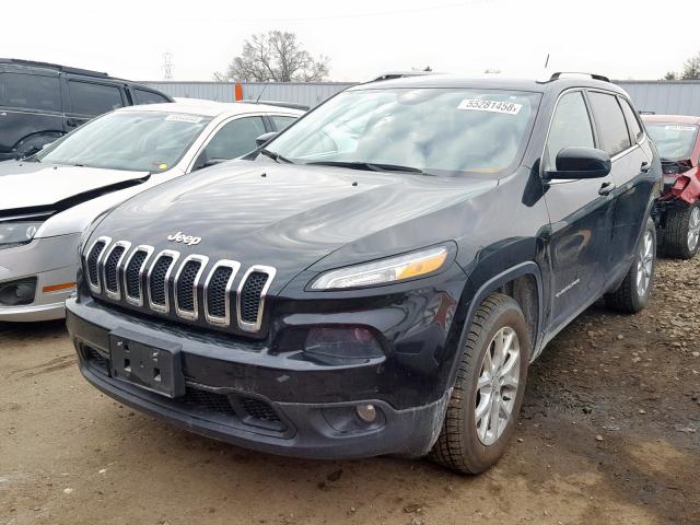 1C4PJMCS6FW668715 - 2015 JEEP CHEROKEE L BLACK photo 2