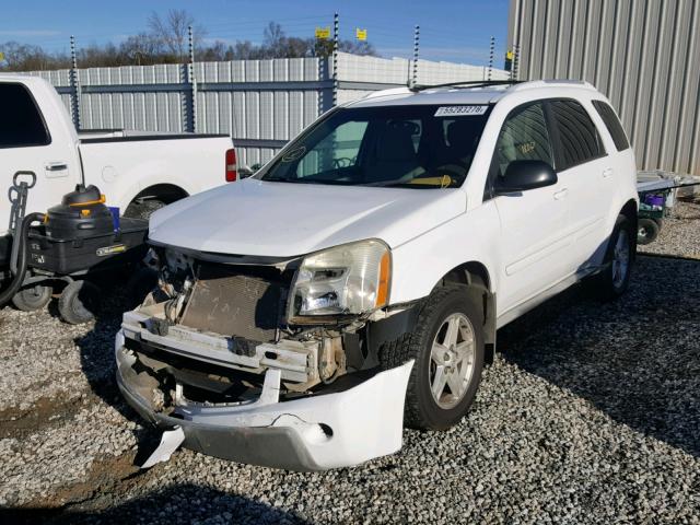 2CNDL73F456079913 - 2005 CHEVROLET EQUINOX LT WHITE photo 2