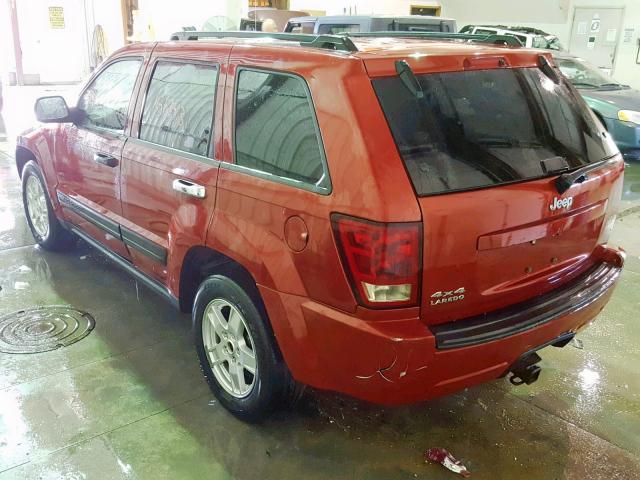 1J4GR48K96C183918 - 2006 JEEP GRAND CHER RED photo 3