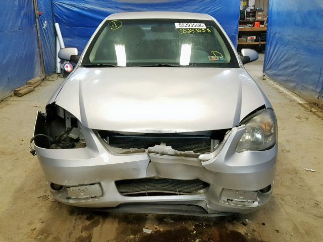 1G2AL15F477170088 - 2007 PONTIAC G5 SILVER photo 9