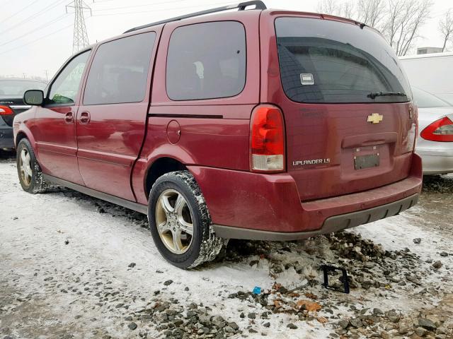 1GNDV23L15D290213 - 2005 CHEVROLET UPLANDER L RED photo 3