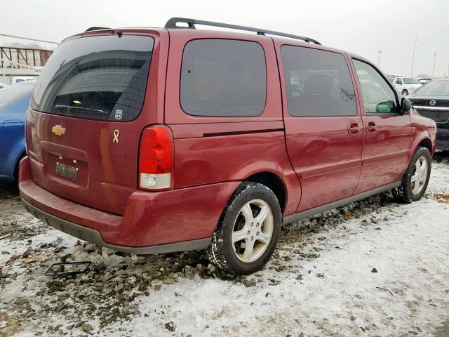1GNDV23L15D290213 - 2005 CHEVROLET UPLANDER L Qırmızı foto 4