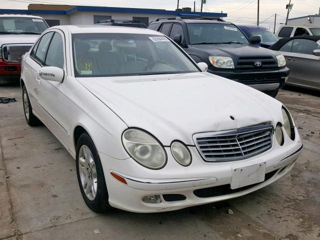 WDBUF65J64A464770 - 2004 MERCEDES-BENZ E 320 WHITE photo 1