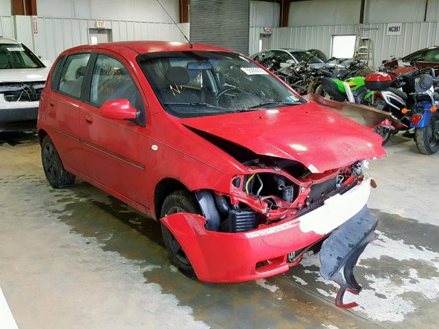 KL1TD666X6B683992 - 2006 CHEVROLET AVEO BASE Qırmızı foto 1