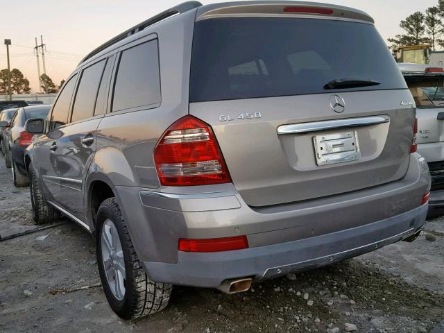 4JGBF71E47A188662 - 2007 MERCEDES-BENZ GL 450 4MA GOLD photo 3