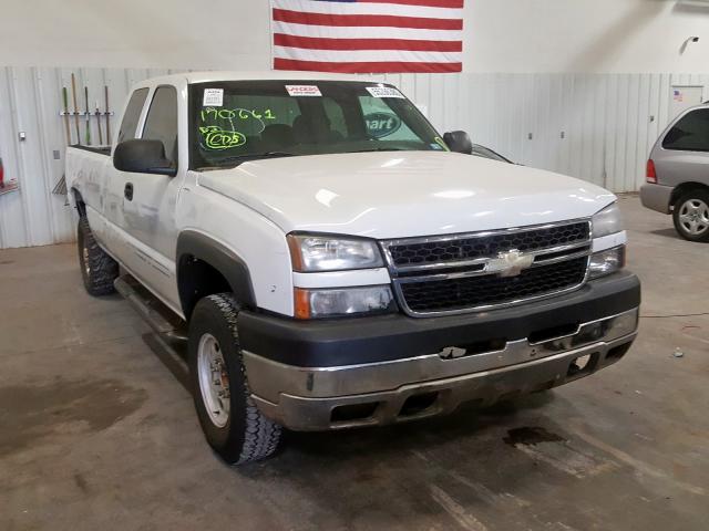 1GCHC29U27E170661 - 2007 CHEVROLET SILVERADO WHITE photo 1