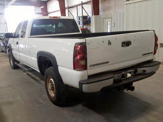 1GCHC29U27E170661 - 2007 CHEVROLET SILVERADO WHITE photo 3