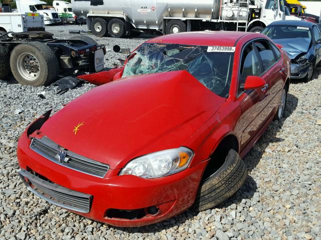 2G1WC5EM1B1165498 - 2011 CHEVROLET IMPALA LTZ RED photo 2