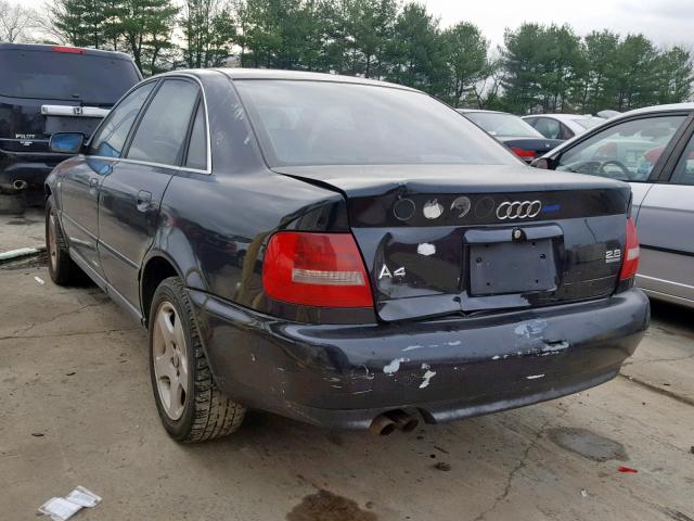 WAUED28D4XA331579 - 1999 AUDI A4 2.8 QUA BLACK photo 3