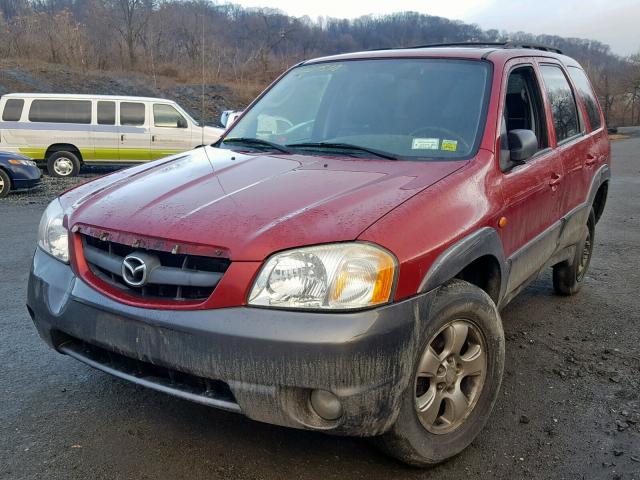 4F2CZ96153KM45804 - 2003 MAZDA TRIBUTE ES RED photo 2