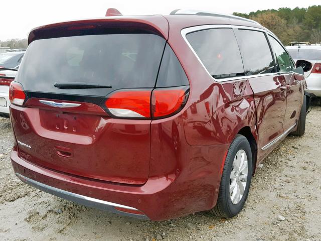 2C4RC1BG0JR214055 - 2018 CHRYSLER PACIFICA T MAROON photo 4