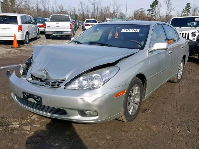 JTHBA30G145039515 - 2004 LEXUS ES 330 SILVER photo 2