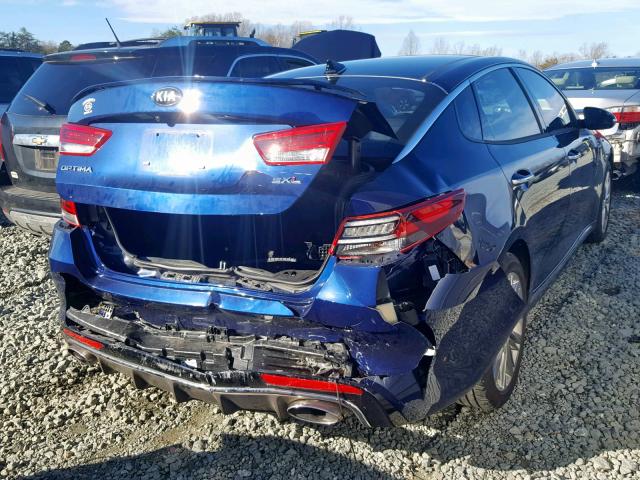 5XXGV4L29GG118108 - 2016 KIA OPTIMA SXL BLUE photo 4