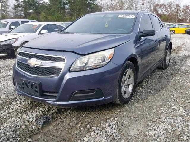1G11B5SA9DF332435 - 2013 CHEVROLET MALIBU LS BLUE photo 2