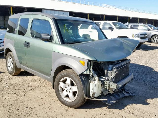 5J6YH28674L035164 - 2004 HONDA ELEMENT EX GREEN photo 1