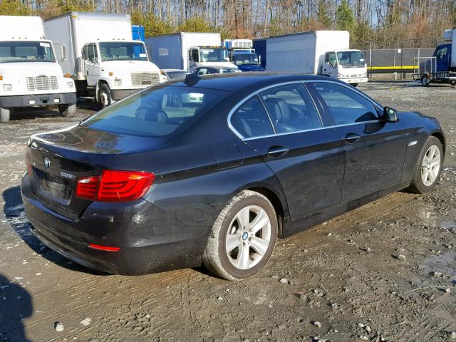 WBAXH5C52DDW15253 - 2013 BMW 528 XI BLACK photo 4