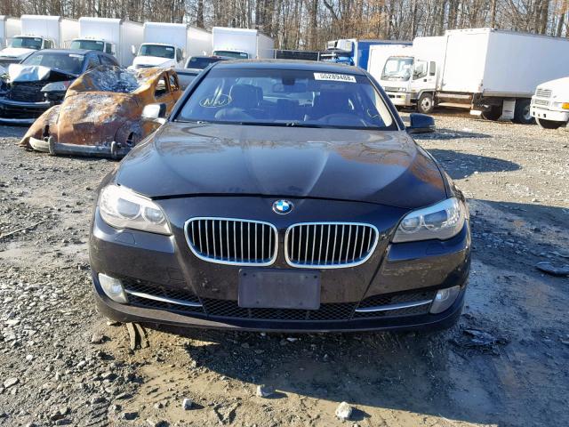 WBAXH5C52DDW15253 - 2013 BMW 528 XI BLACK photo 9