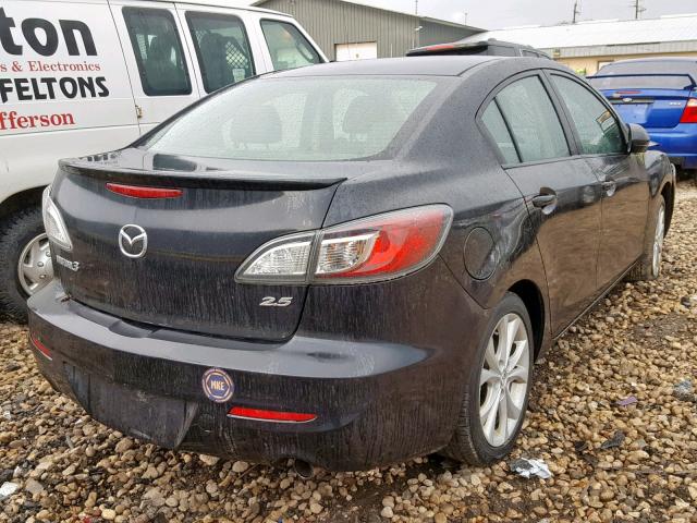 JM1BL1W51B1446308 - 2011 MAZDA 3 S BLACK photo 4