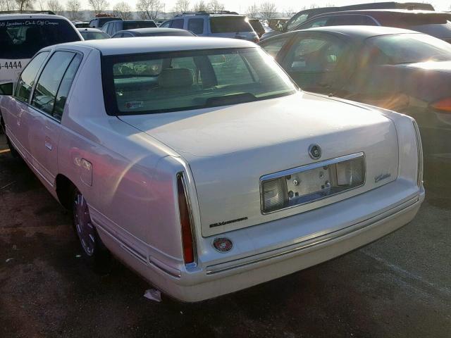 1G6KF549XXU735474 - 1999 CADILLAC DEVILLE CO WHITE photo 3