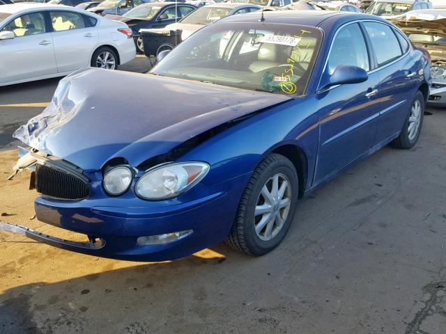 2G4WD532451220306 - 2005 BUICK LACROSSE C BLUE photo 2