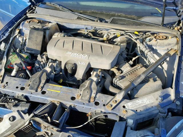 2G4WD532451220306 - 2005 BUICK LACROSSE C BLUE photo 7