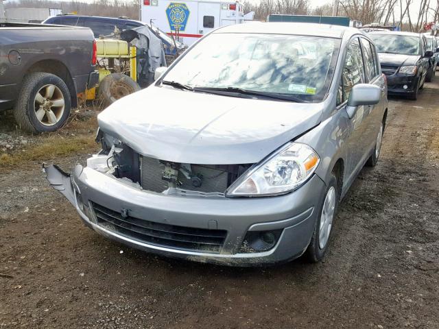 3N1BC1CPXCK266883 - 2012 NISSAN VERSA S GRAY photo 2