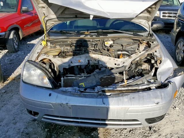 1FAFP34N07W315293 - 2007 FORD FOCUS ZX4 SILVER photo 9