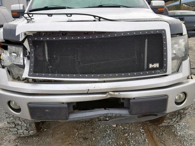 1FTFW1ET0BFB64074 - 2011 FORD F150 SUPER GRAY photo 7
