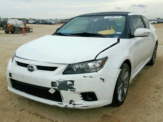 JTKJF5C71B3014945 - 2011 TOYOTA SCION TC თეთრი ფოტო 2
