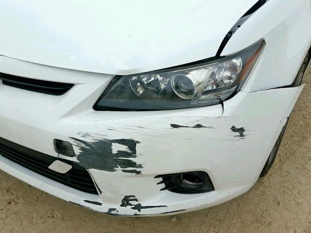 JTKJF5C71B3014945 - 2011 TOYOTA SCION TC თეთრი ფოტო 9