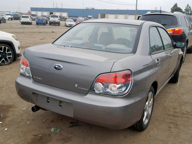 JF1GD67686G519285 - 2006 SUBARU IMPREZA 2. GRAY photo 4