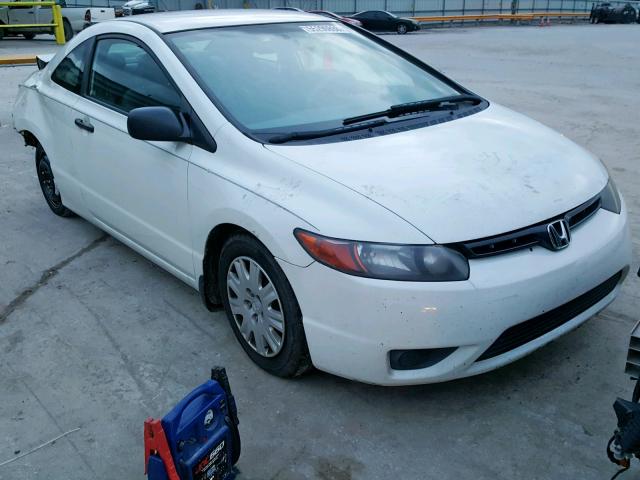 2HGFG12257H556340 - 2007 HONDA CIVIC DX WHITE photo 1