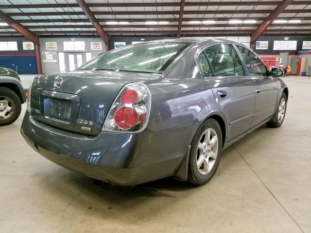 1N4AL11D66N370907 - 2006 NISSAN ALTIMA S GRAY photo 4