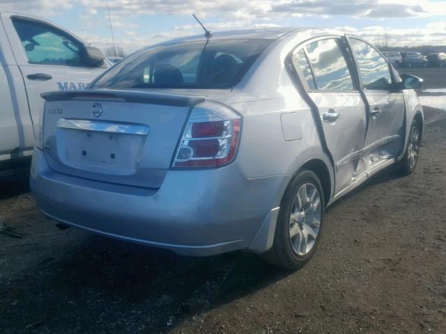 3N1AB6AP6CL770338 - 2012 NISSAN SENTRA 2.0 GRAY photo 4