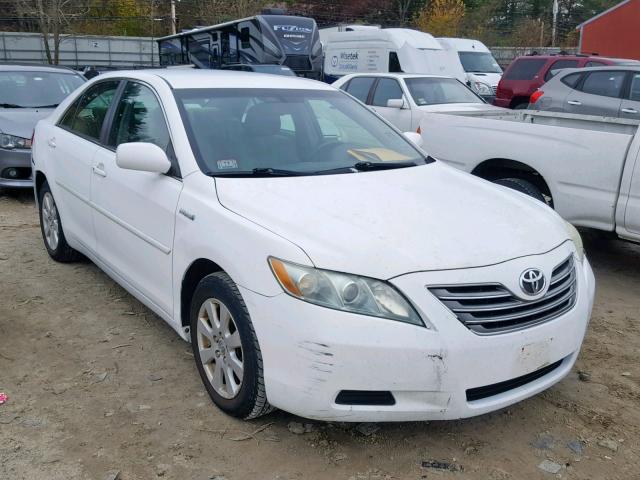 4T1BB46K67U013451 - 2007 TOYOTA CAMRY HYBR WHITE photo 1