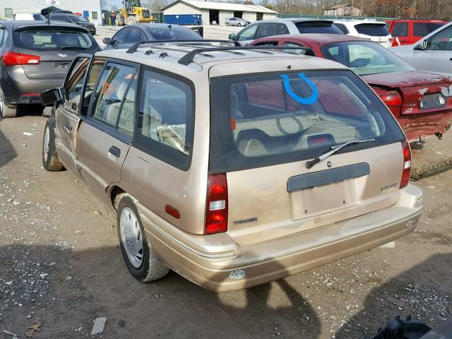 3MAPM15JXPR602490 - 1993 MERCURY TRACER GOLD photo 3