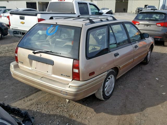 3MAPM15JXPR602490 - 1993 MERCURY TRACER GOLD photo 4