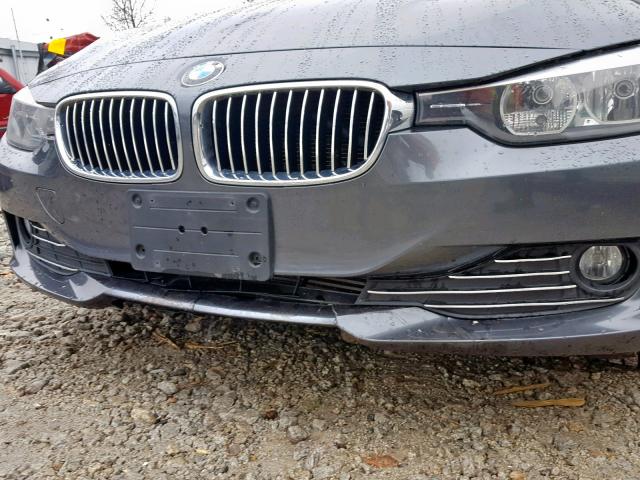 WBA3C3C56DF983084 - 2013 BMW 320 I GRAY photo 9