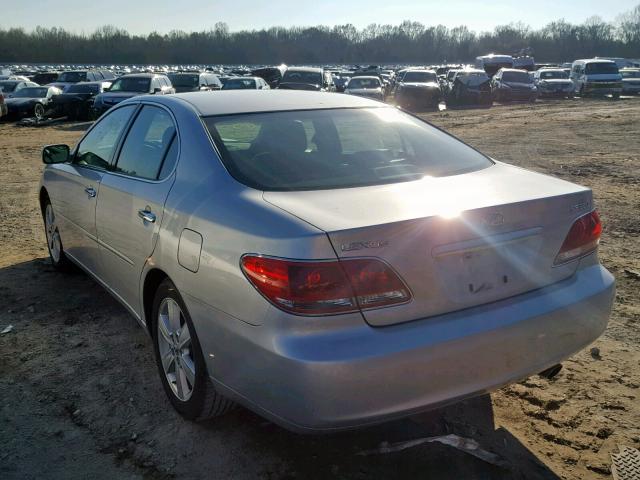 JTHBA30G455089326 - 2005 LEXUS ES 330 SILVER photo 3