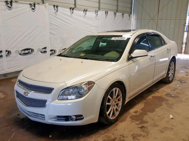 1G1ZE5E73BF316576 - 2011 CHEVROLET MALIBU LTZ WHITE photo 2