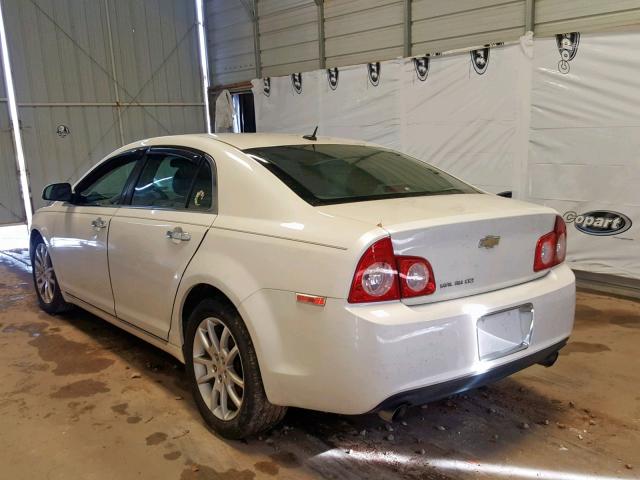 1G1ZE5E73BF316576 - 2011 CHEVROLET MALIBU LTZ WHITE photo 3