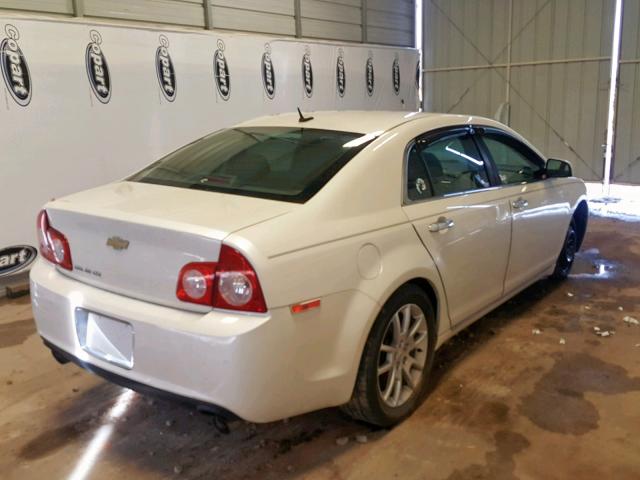 1G1ZE5E73BF316576 - 2011 CHEVROLET MALIBU LTZ WHITE photo 4