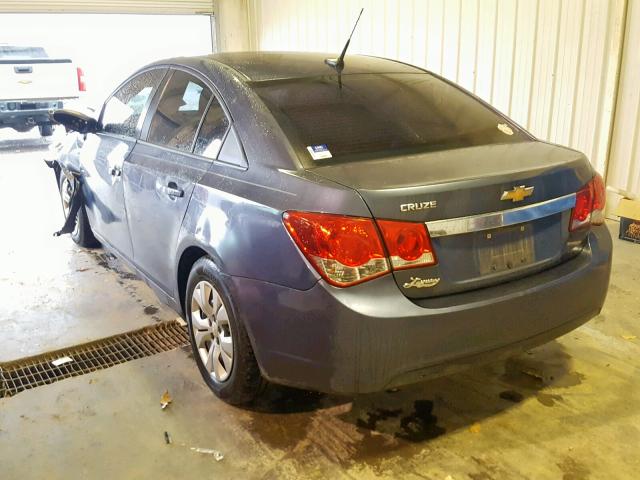 1G1PB5SH6D7234738 - 2013 CHEVROLET CRUZE LS BLUE photo 3